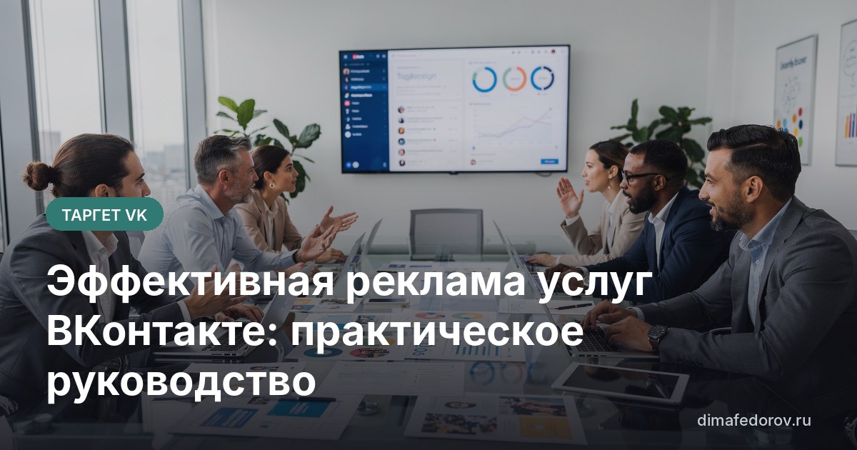 Эффективная реклама услуг ВКонтакте: практическое руководство