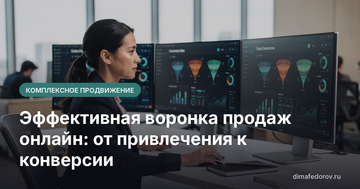 Эффективная воронка продаж онлайн: от привлечения к конверсии