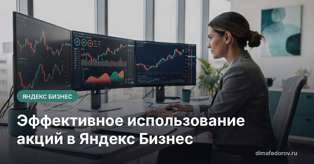 Эффективное использование акций в Яндекс Бизнес
