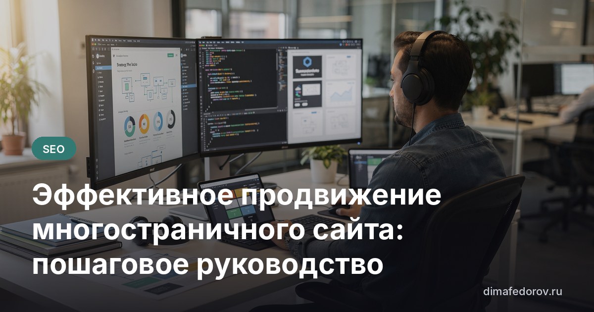 Эффективное продвижение многостраничного сайта: пошаговое руководство