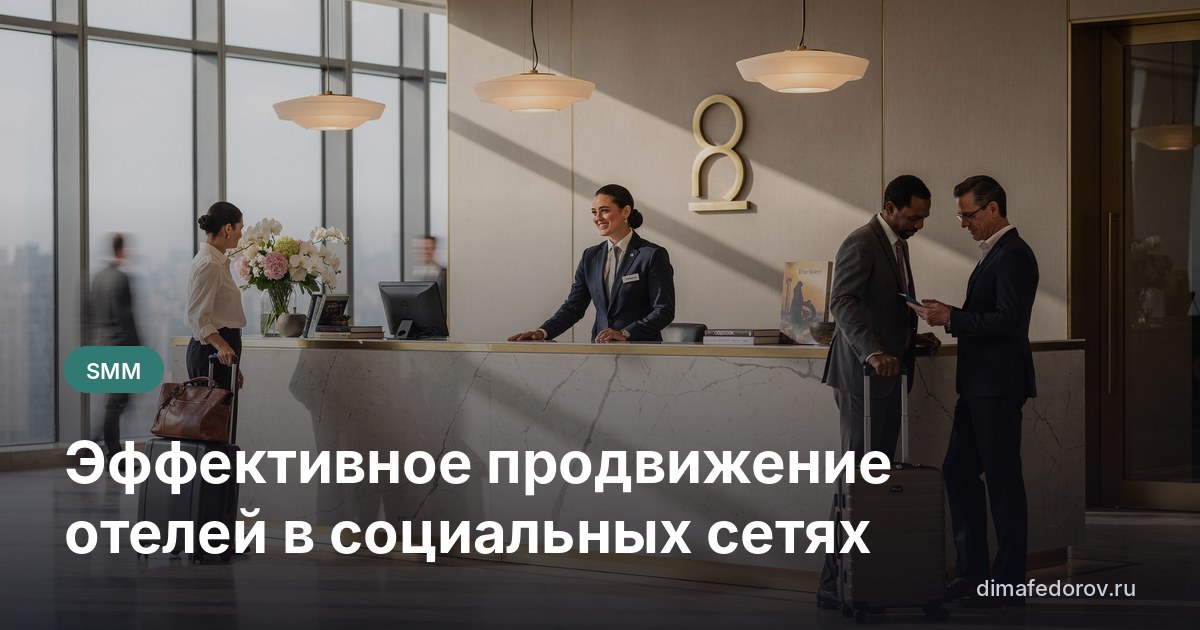 Эффективное продвижение отелей в социальных сетях