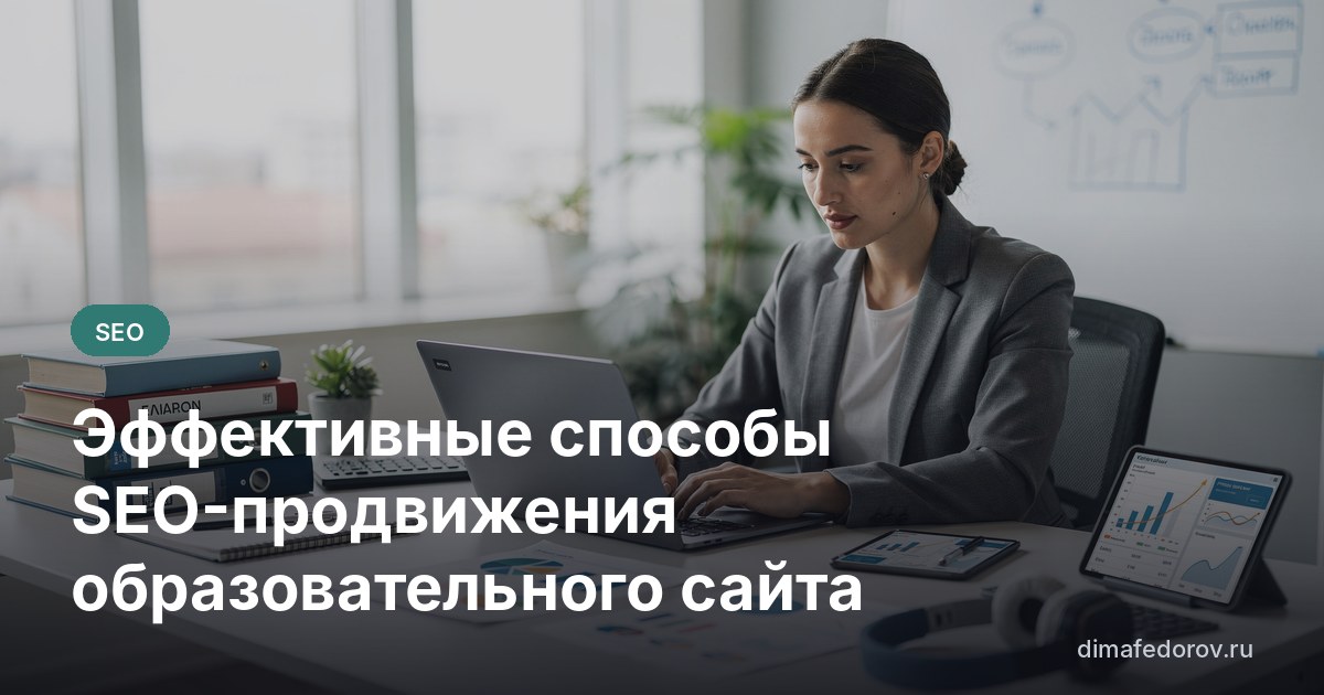 Эффективные способы SEO-продвижения образовательного сайта