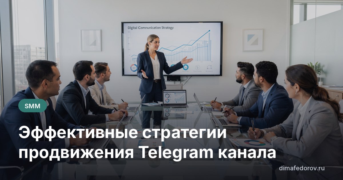 Эффективные стратегии продвижения Telegram канала