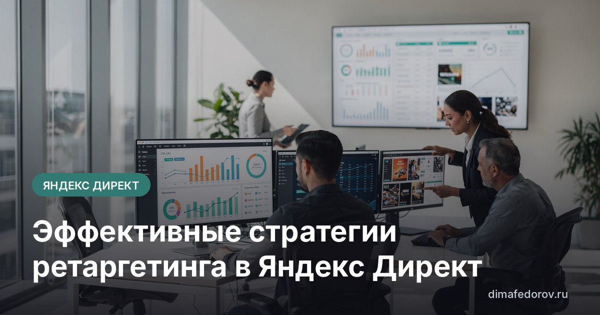 Эффективные стратегии ретаргетинга в Яндекс Директ