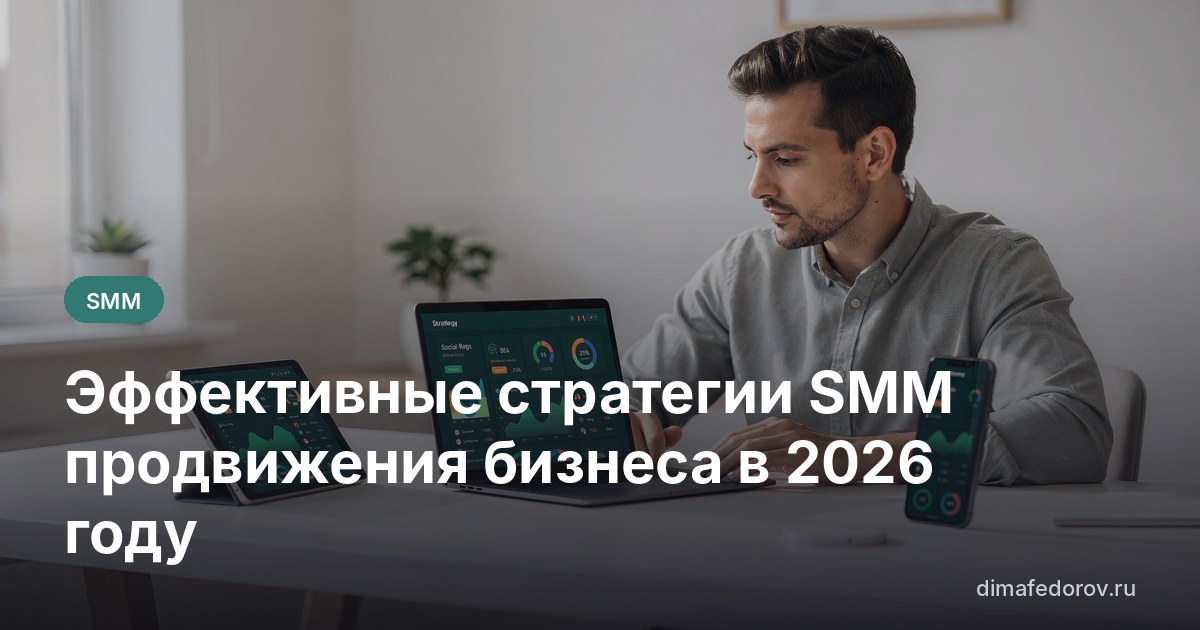 Эффективные стратегии SMM продвижения бизнеса в 2026 году