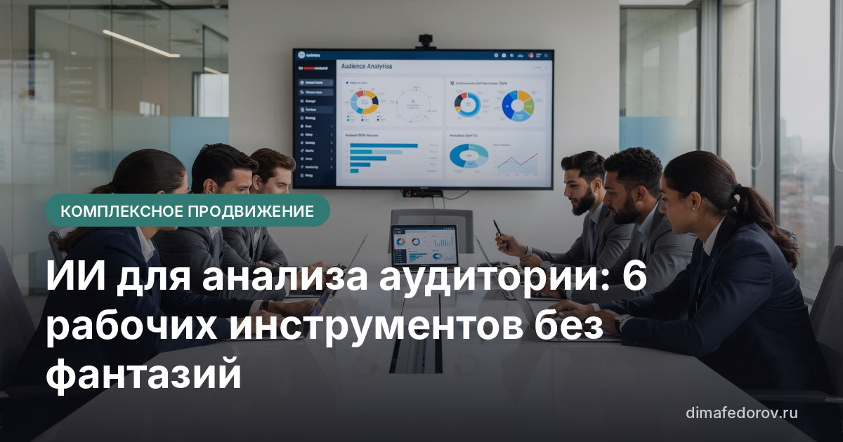 ИИ для анализа аудитории: 6 рабочих инструментов без фантазий