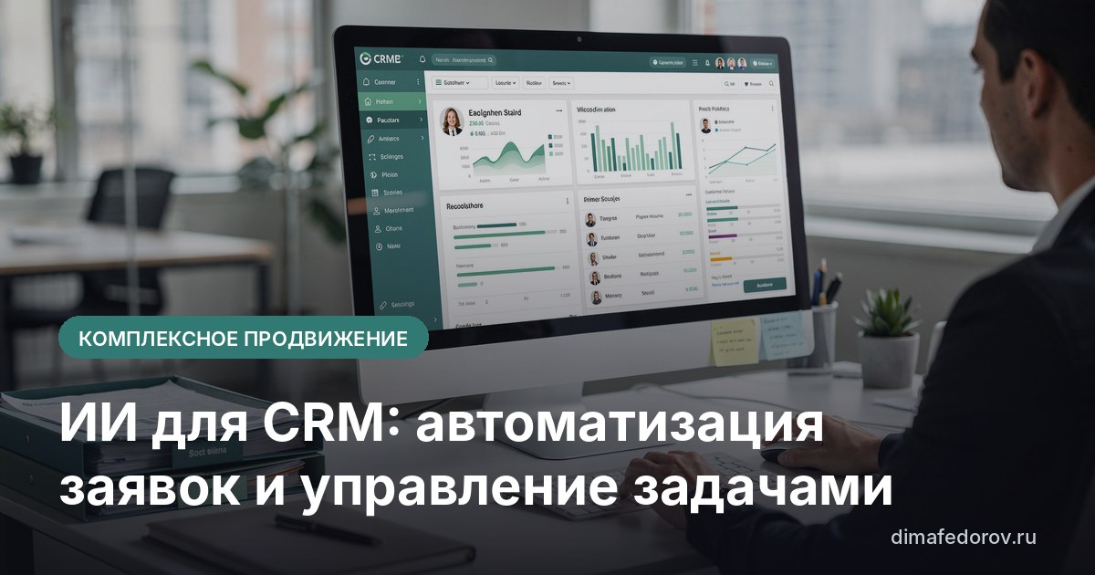 ИИ для CRM: автоматизация заявок и управление задачами