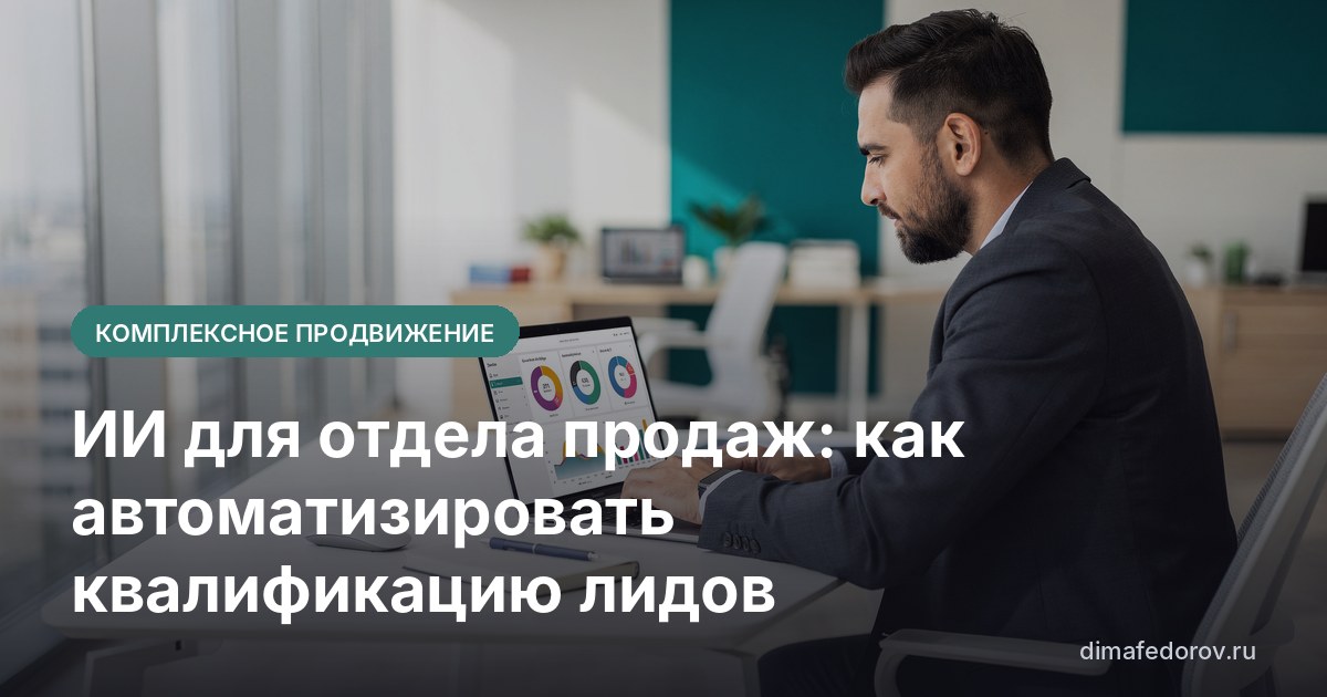 ИИ для отдела продаж: как автоматизировать квалификацию лидов