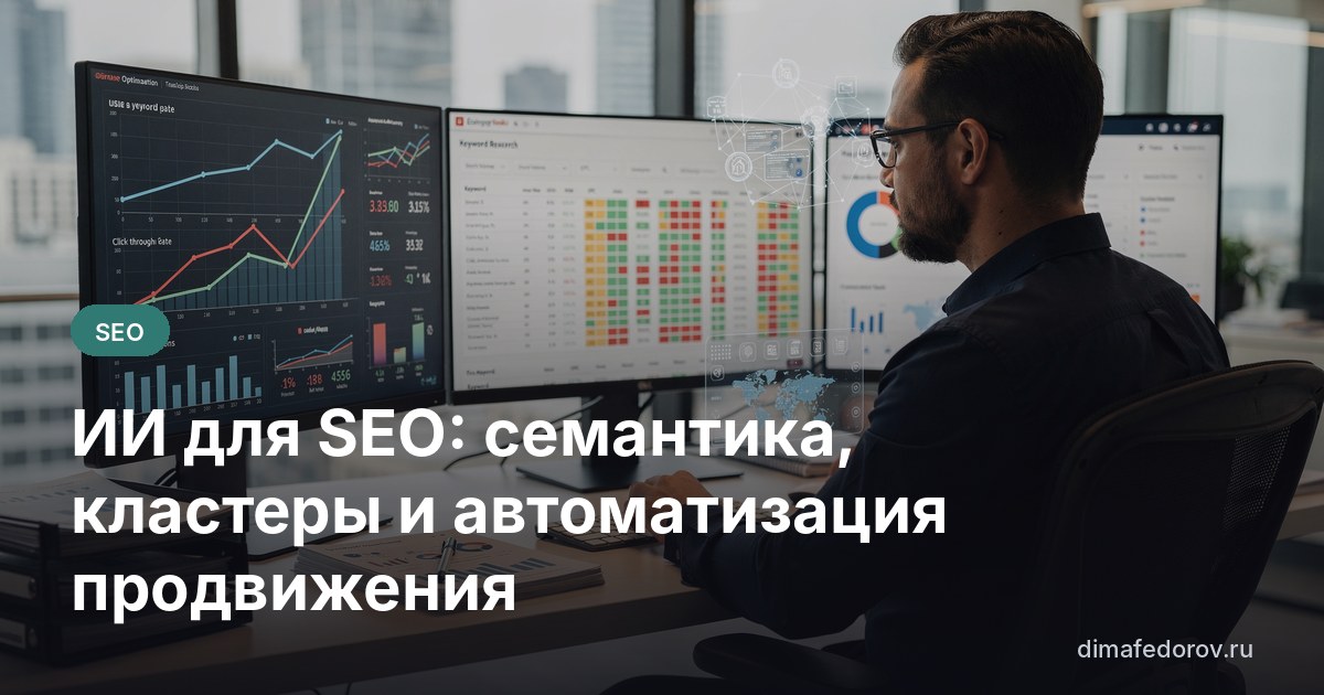 ИИ для SEO: семантика, кластеры и автоматизация продвижения