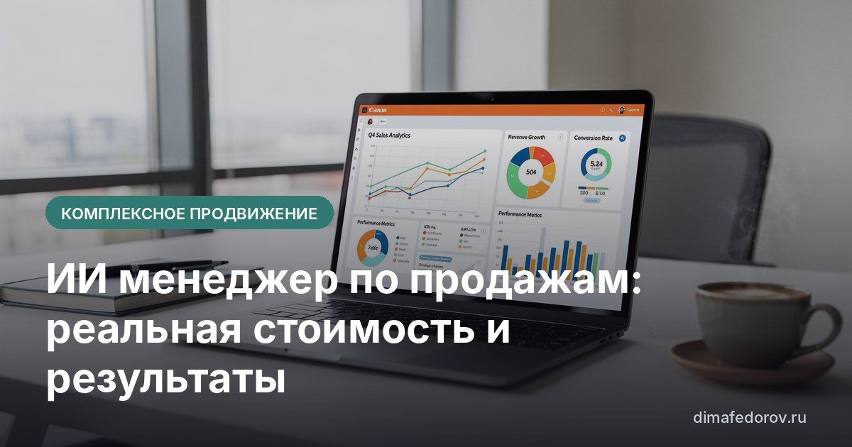 ИИ менеджер по продажам: реальная стоимость и результаты