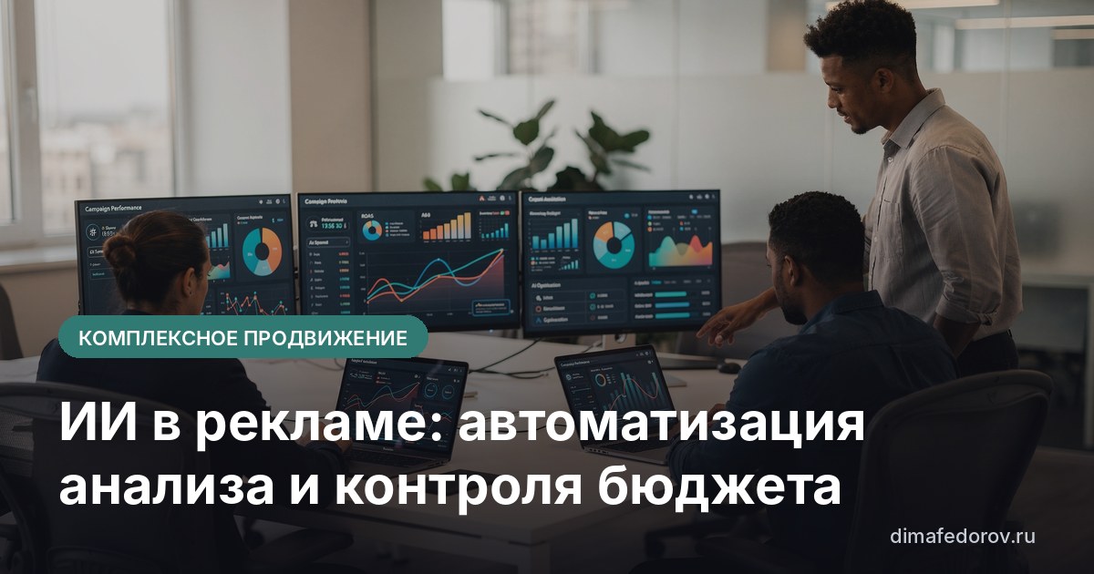 ИИ в рекламе: автоматизация анализа и контроля бюджета