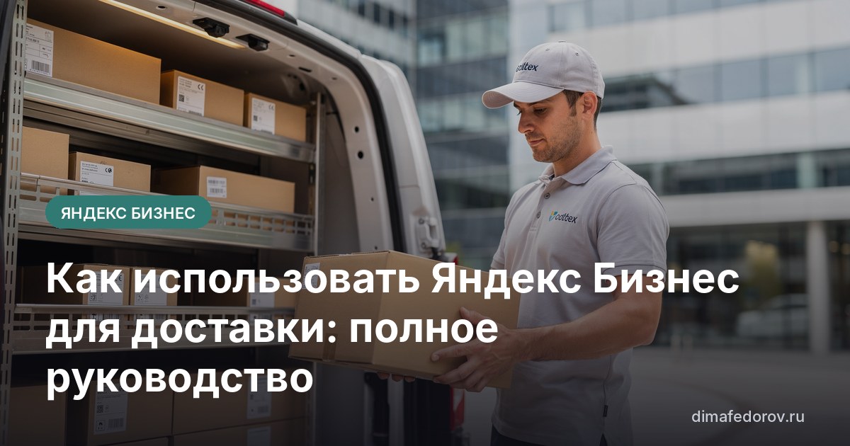 Как использовать Яндекс Бизнес для доставки: полное руководство
