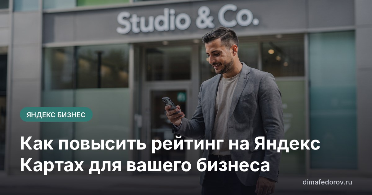 Как повысить рейтинг на Яндекс Картах для вашего бизнеса