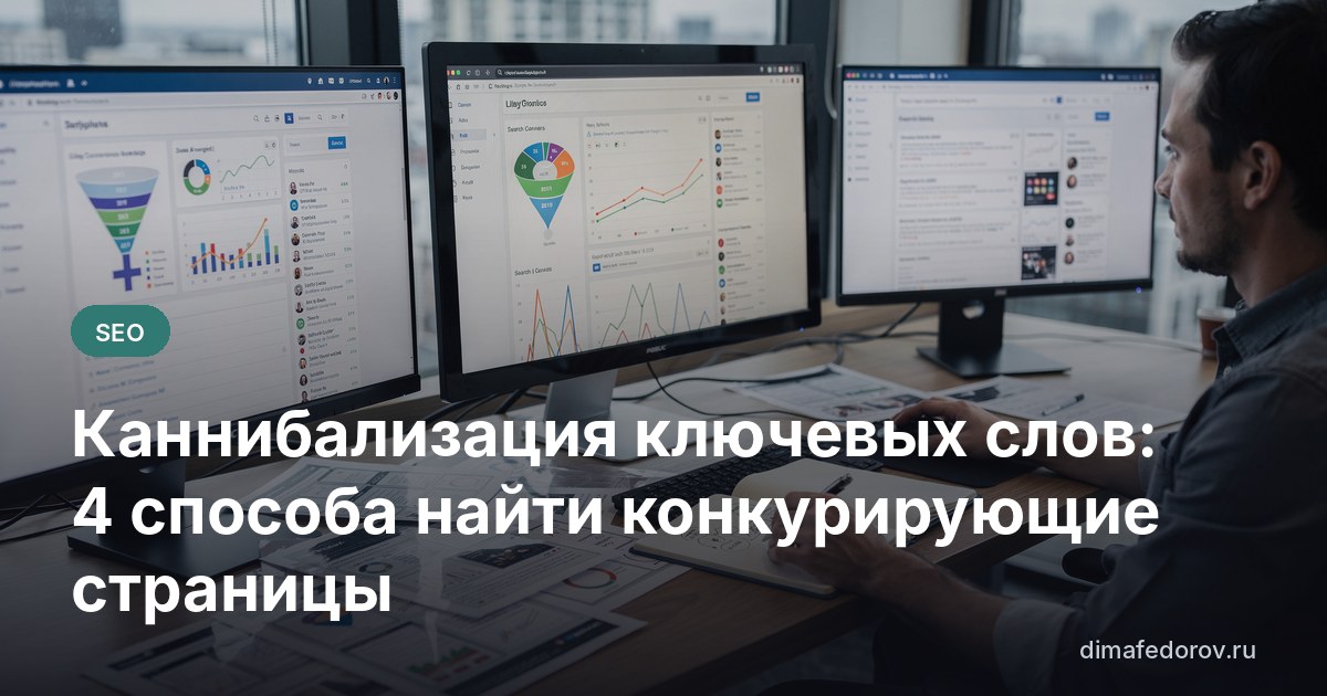 Каннибализация ключевых слов: 4 способа найти конкурирующие страницы
