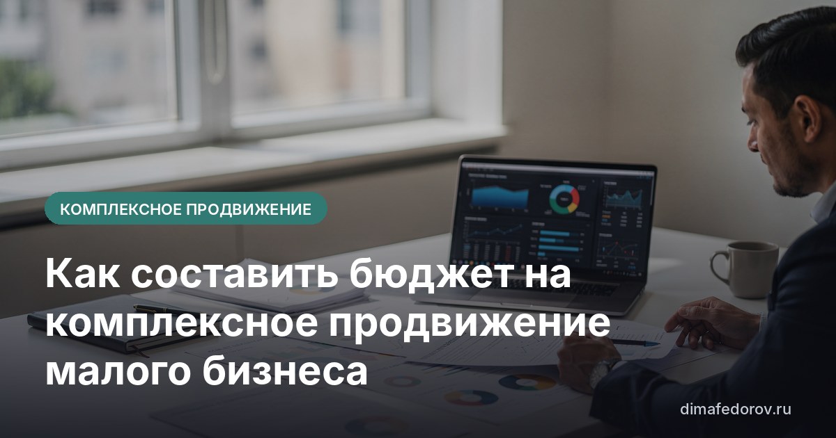 Как составить бюджет на комплексное продвижение малого бизнеса