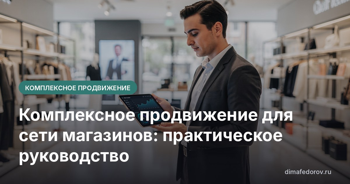 Комплексное продвижение для сети магазинов: практическое руководство