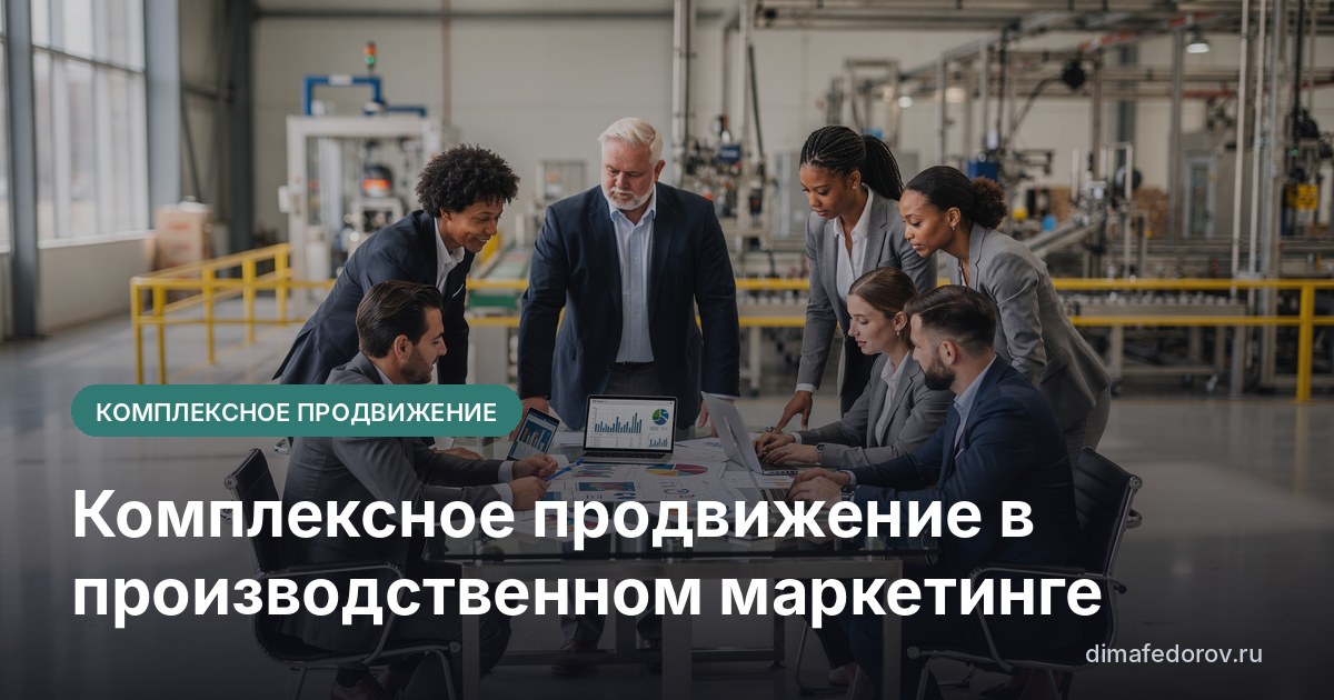 Комплексное продвижение в производственном маркетинге