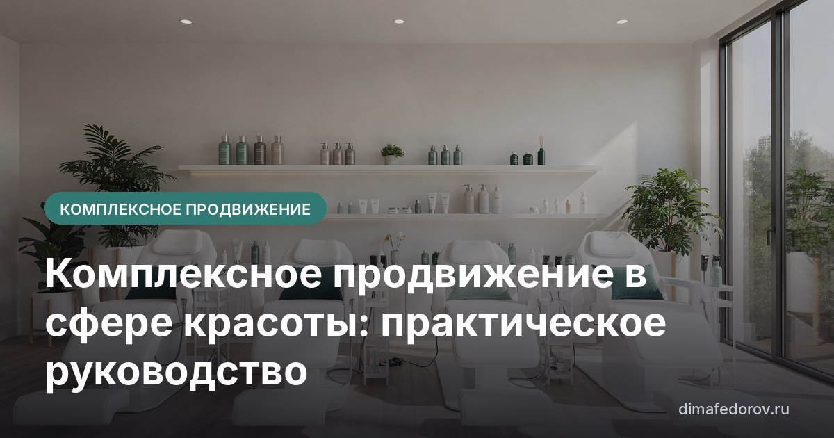 Комплексное продвижение в сфере красоты: практическое руководство