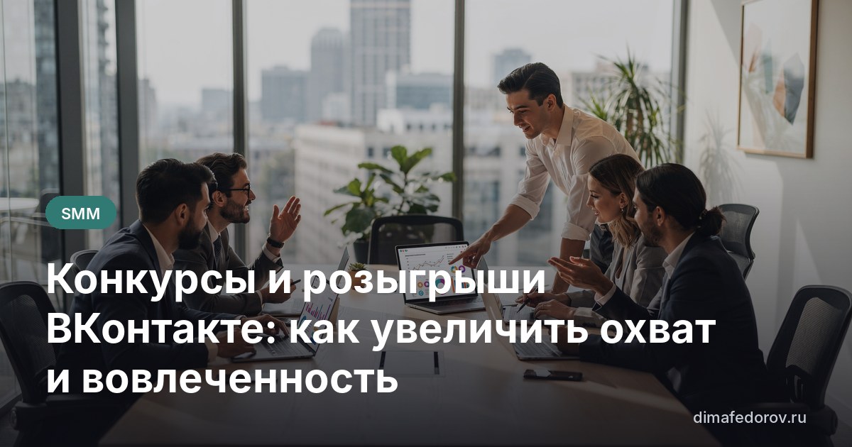 Конкурсы и розыгрыши ВКонтакте: как увеличить охват и вовлеченность