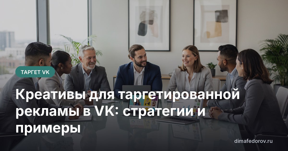 Креативы для таргетированной рекламы в VK: стратегии и примеры