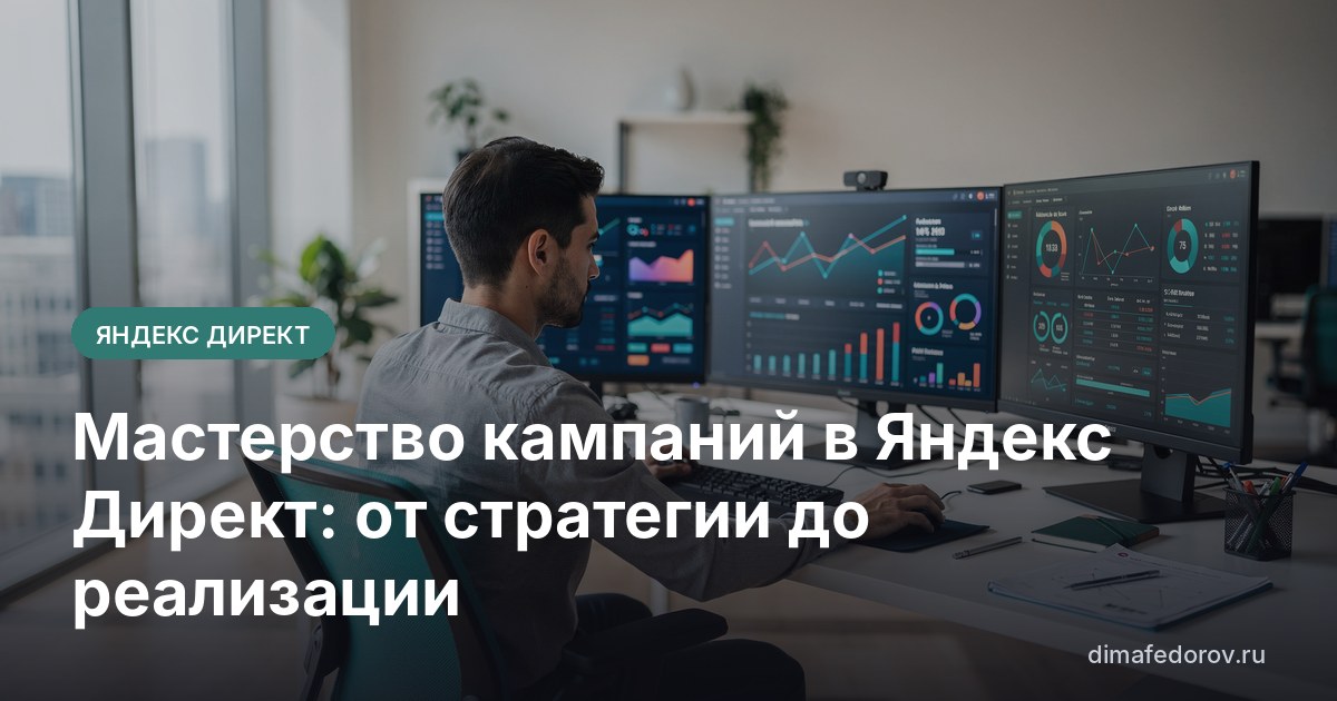 Мастерство кампаний в Яндекс Директ: от стратегии до реализации
