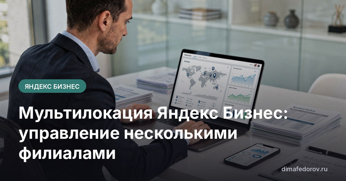 Мультилокация Яндекс Бизнес: управление несколькими филиалами