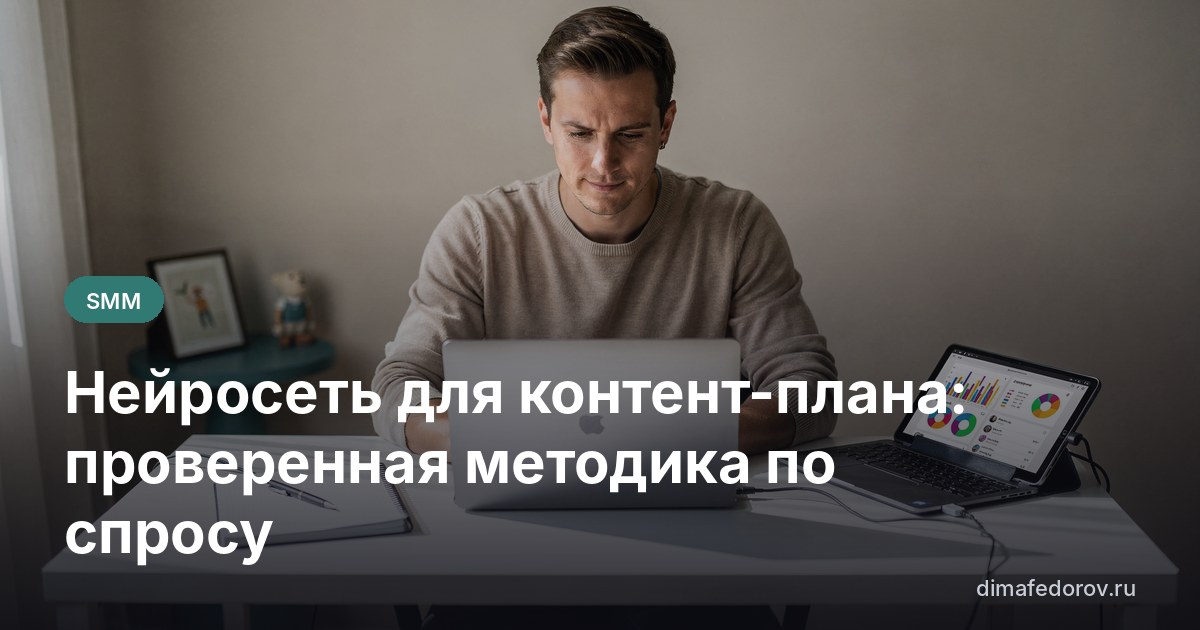 Нейросеть для контент-плана: проверенная методика по спросу
