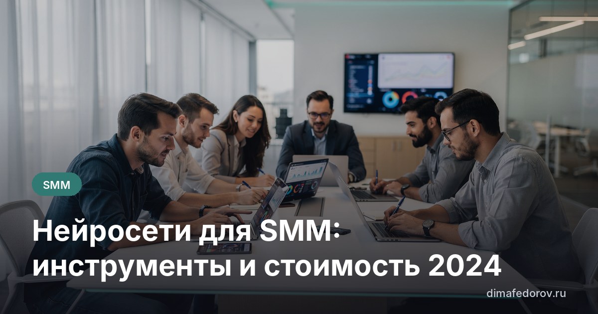 Нейросети для SMM: инструменты и стоимость 2024