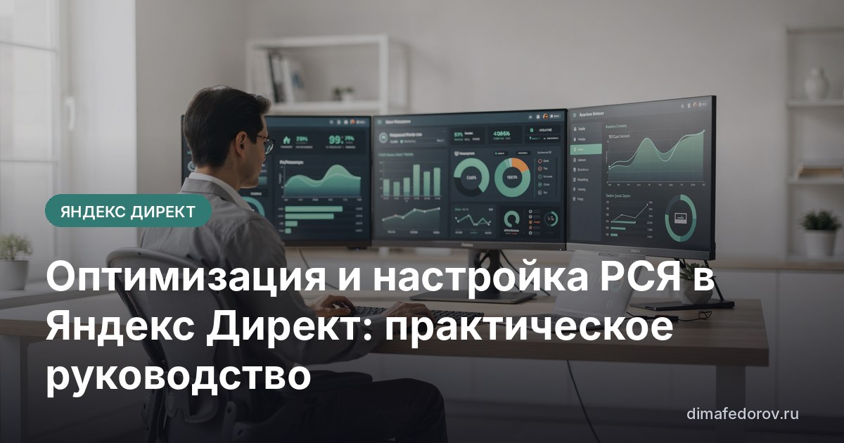 Оптимизация и настройка РСЯ в Яндекс Директ: практическое руководство