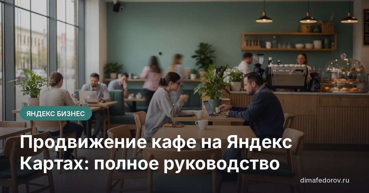 Продвижение кафе на Яндекс Картах: полное руководство