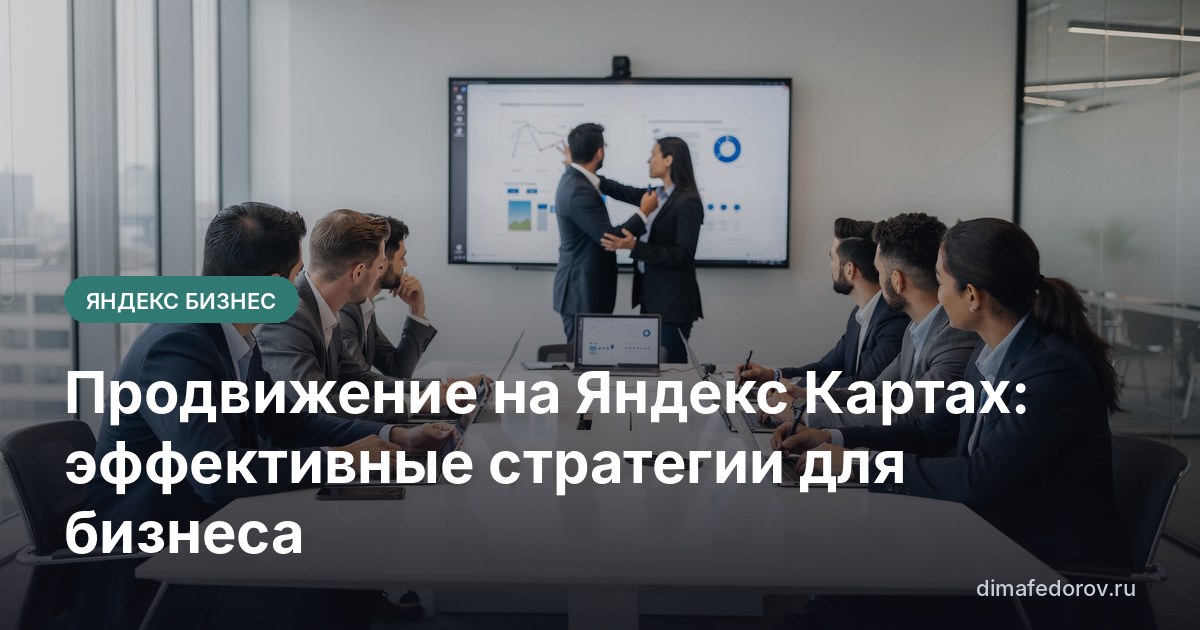 Продвижение на Яндекс Картах: эффективные стратегии для бизнеса