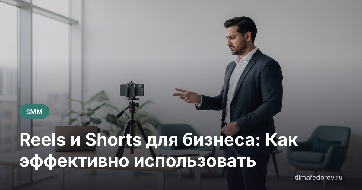 Reels и Shorts для бизнеса: Как эффективно использовать