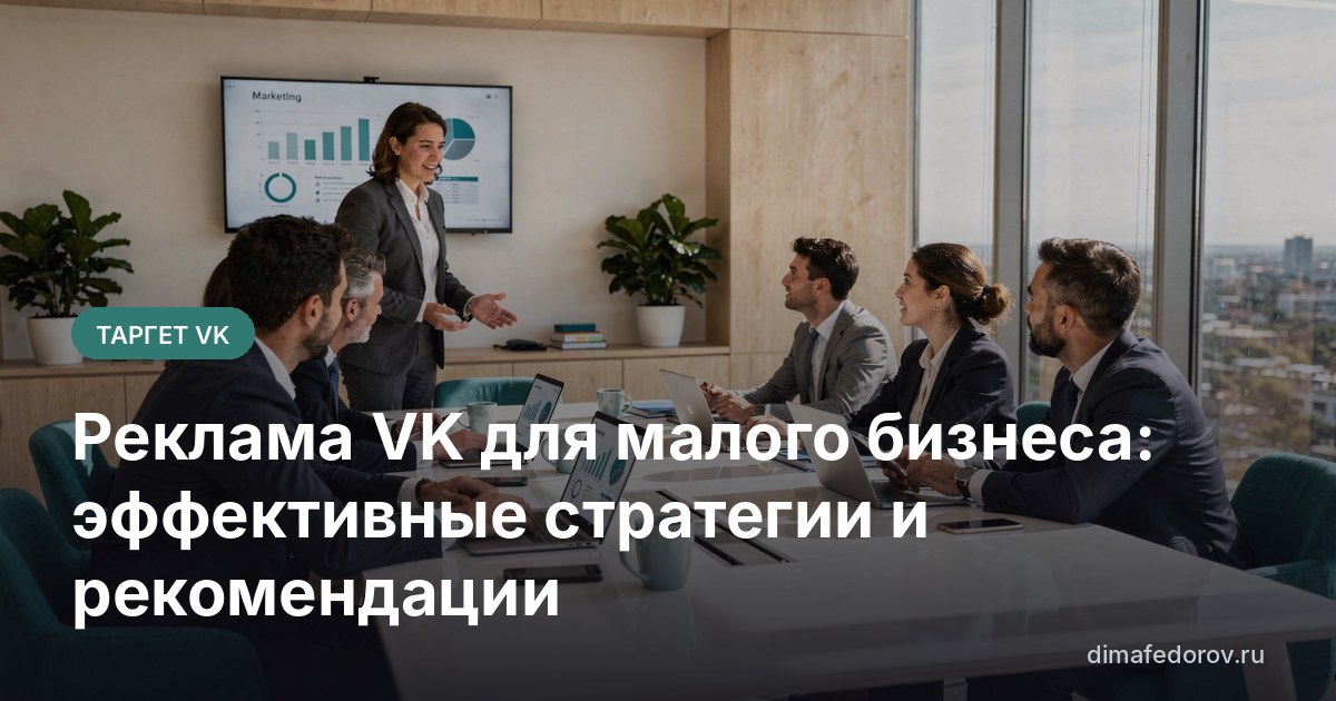 Реклама VK для малого бизнеса: эффективные стратегии и рекомендации
