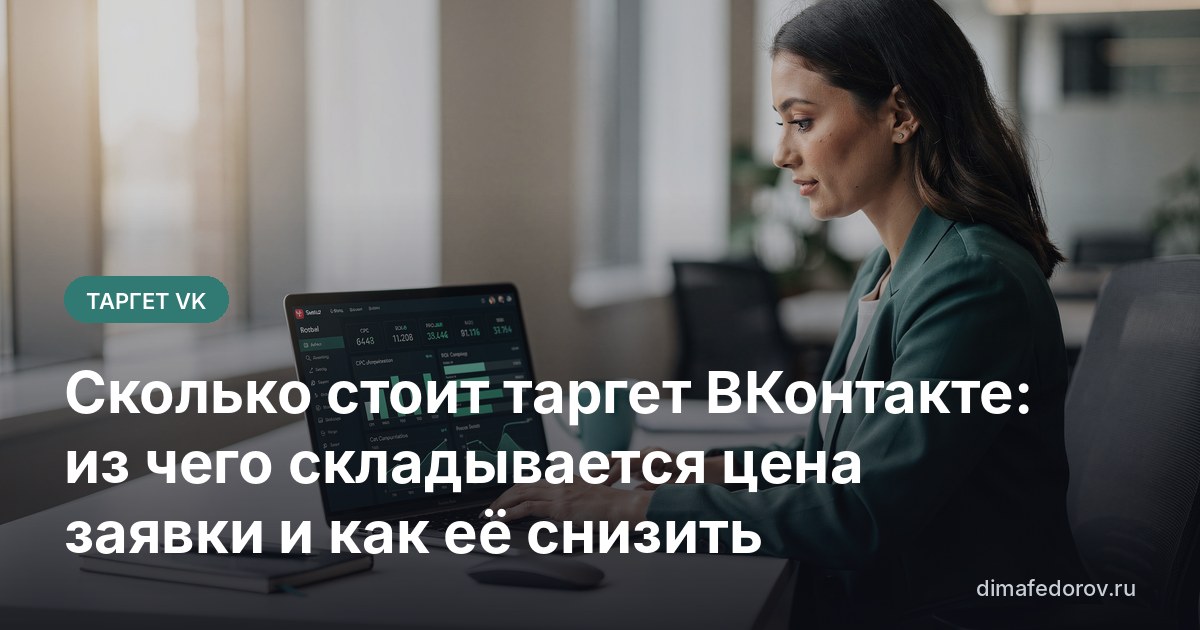 Сколько стоит таргет ВКонтакте: из чего складывается цена заявки и как её снизить