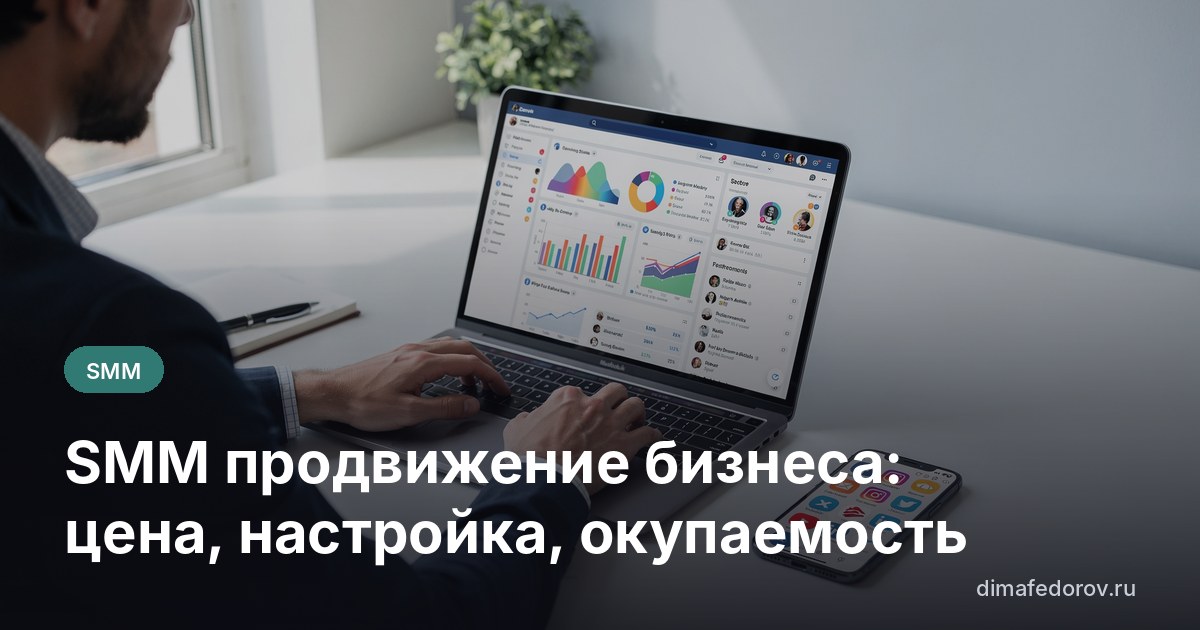 SMM продвижение бизнеса: цена, настройка, окупаемость