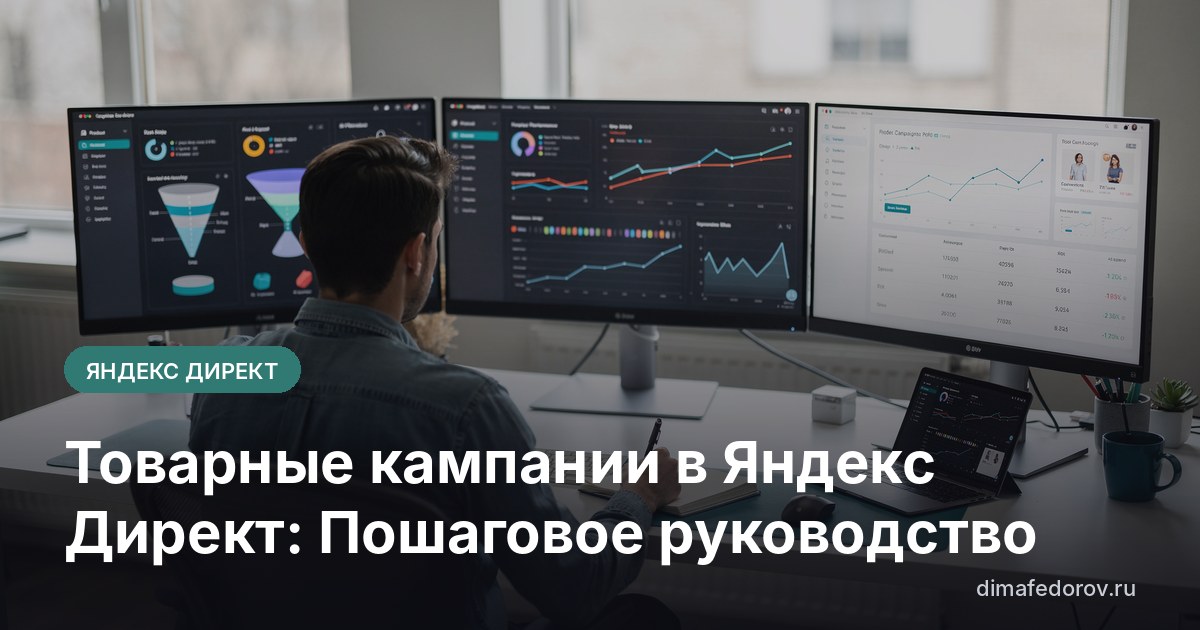 Товарные кампании в Яндекс Директ: Пошаговое руководство