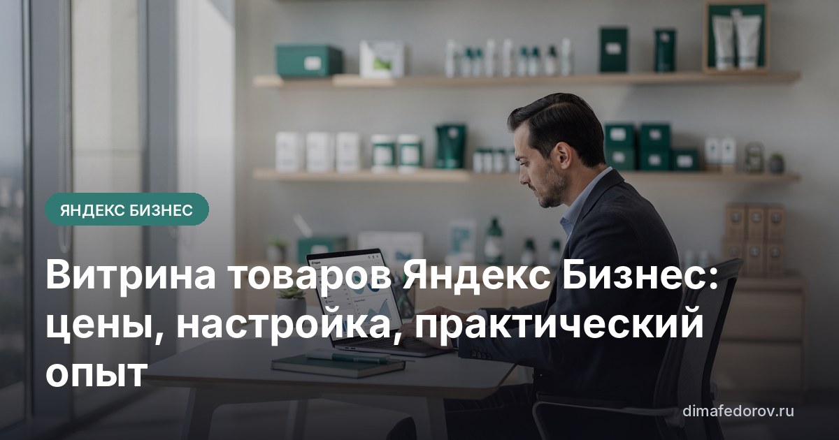 Витрина товаров Яндекс Бизнес: цены, настройка, практический опыт
