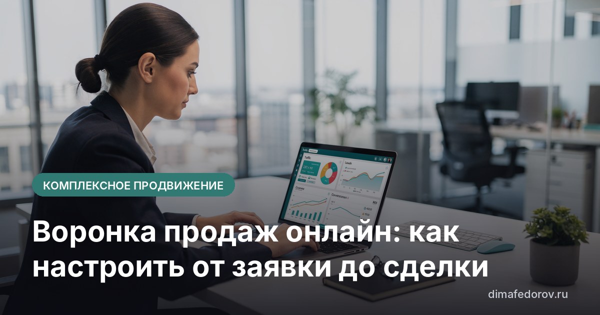 Воронка продаж онлайн: как настроить от заявки до сделки