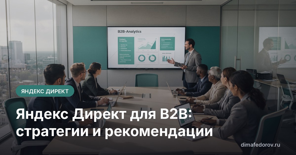 Яндекс Директ для B2B: стратегии и рекомендации