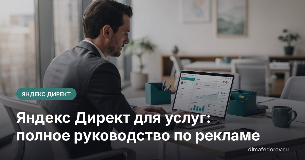 Яндекс Директ для услуг: полное руководство по рекламе